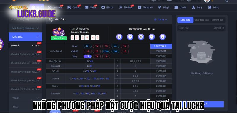 Những phương pháp đặt cược hiệu quả tại Luck8