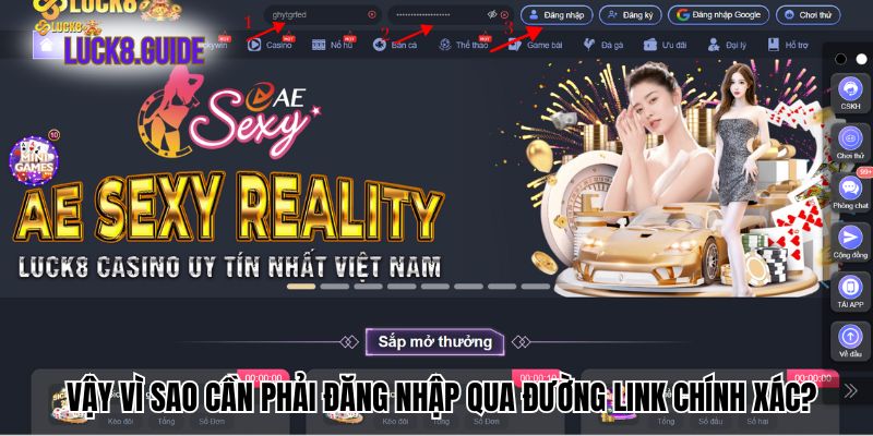 Vậy vì sao cần phải đăng nhập qua đường link chính xác?
