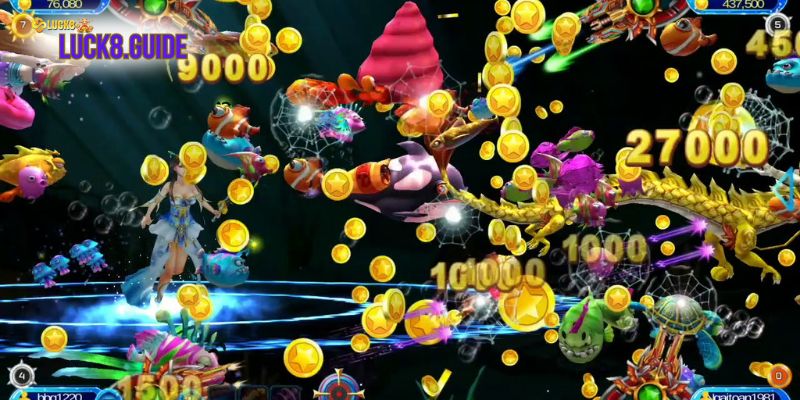 ban ca dragon king 2 Giao diện nổi trội, dàn âm thanh sôi động náo nhiệt